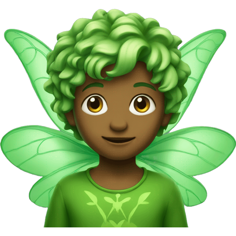 Boy Green Fairy emoji