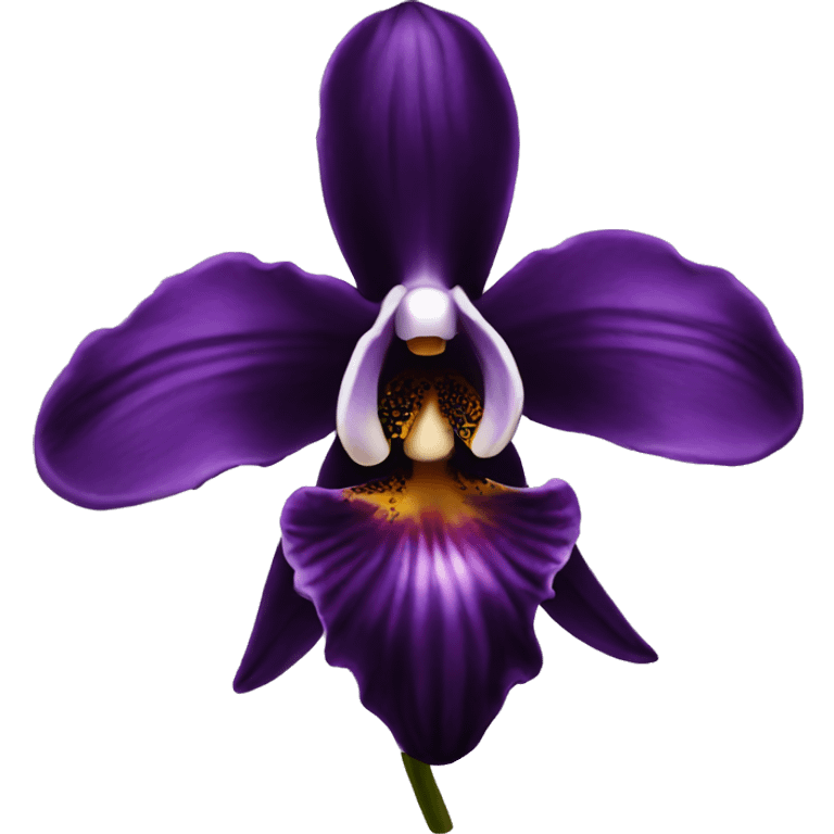 Black orchid  emoji