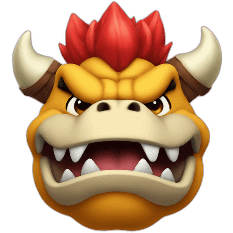 Bowser in love emoji