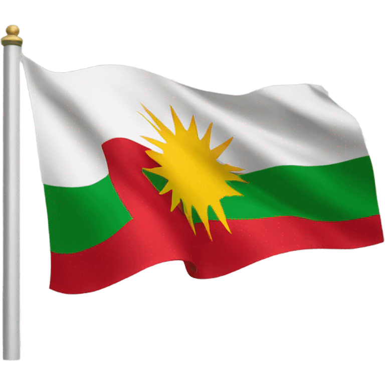 Kurdistan flag emoji