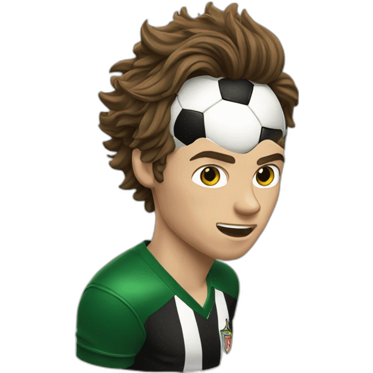 harry style jugando futbol emoji