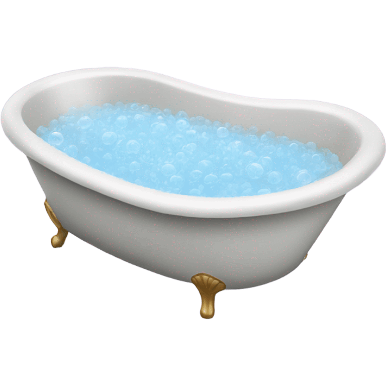 Bubble bath tub emoji