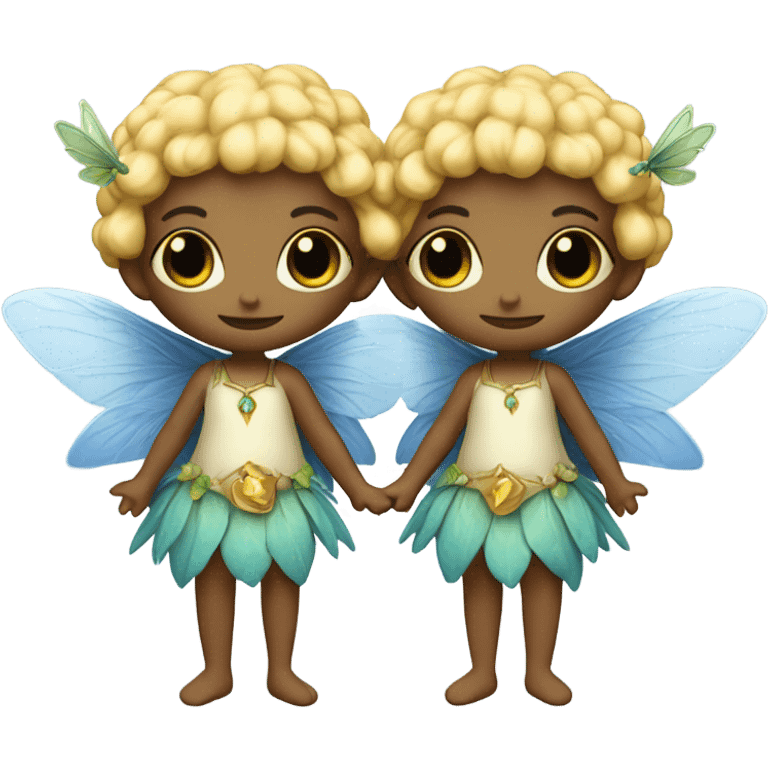 Gemini fairy twins emoji