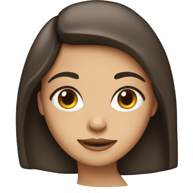 Brunette girl  emoji