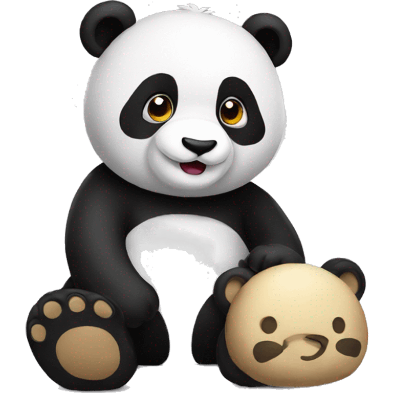 Good night panda emoji