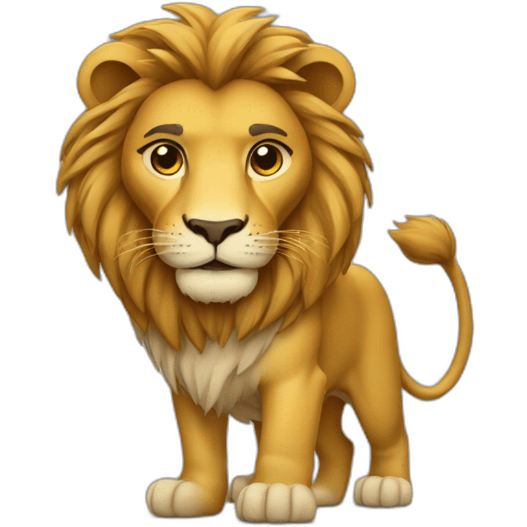 lion freelancer emoji