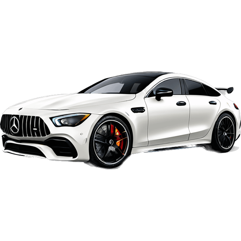 mercedes amg gt 63 s white emoji