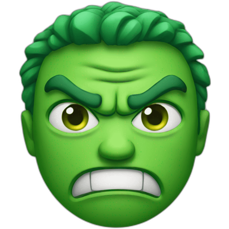 green angry emoji