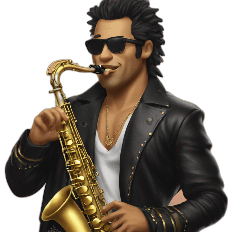 sexy sax man from the lost boys emoji