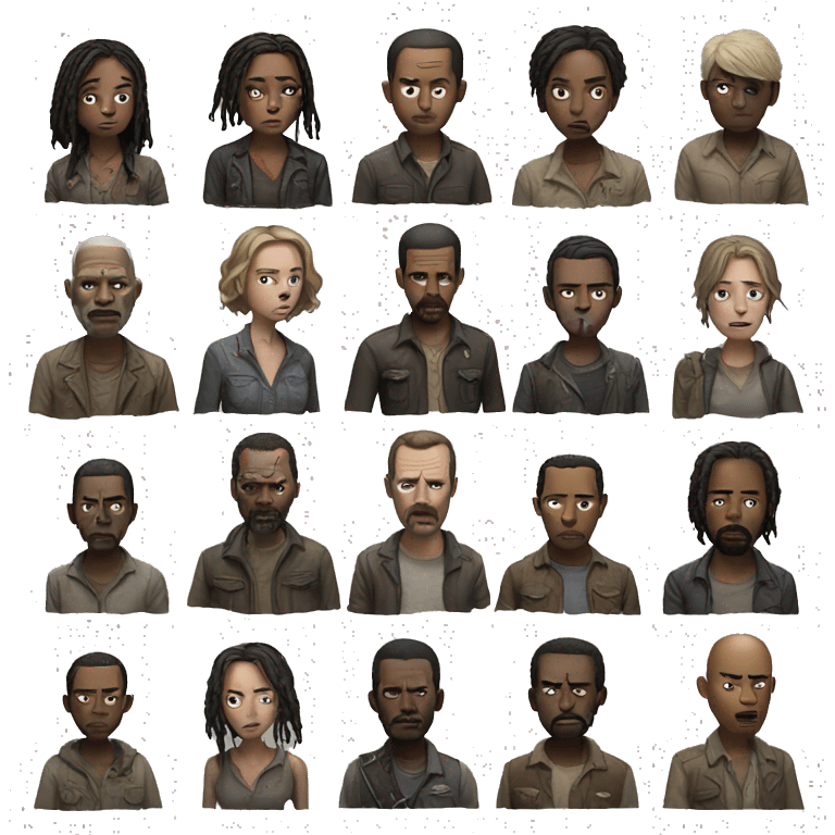 The walking dead emoji