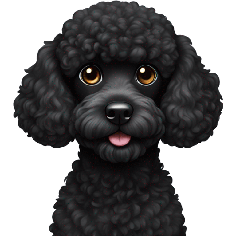 black poodle emoji