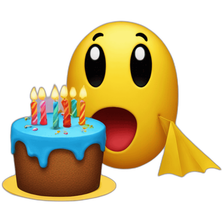 pacman birthday emoji