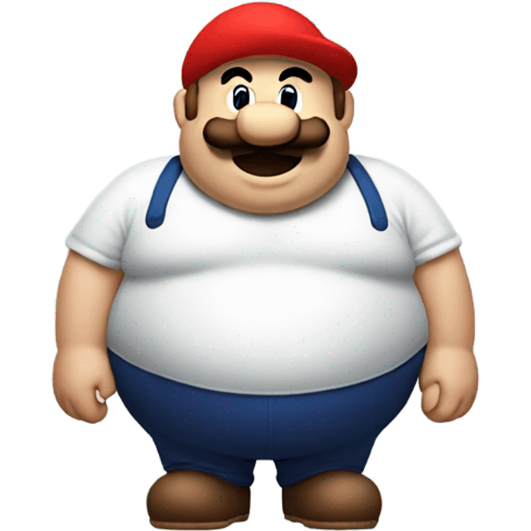 Fat mario Body emoji