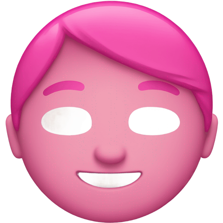 Pink emoji