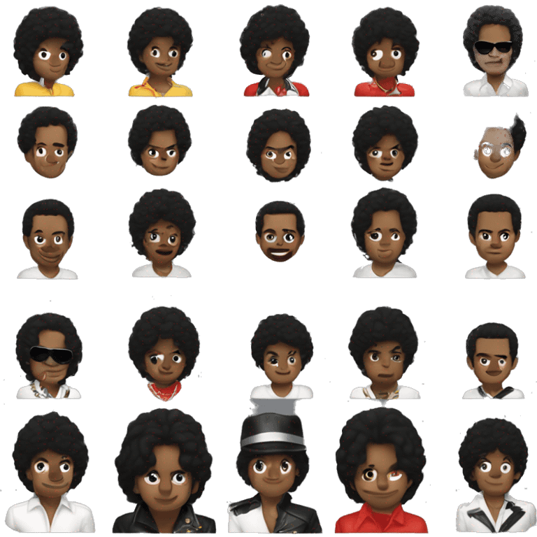 Micheal jackson ios 16 style ulra realistic  emoji