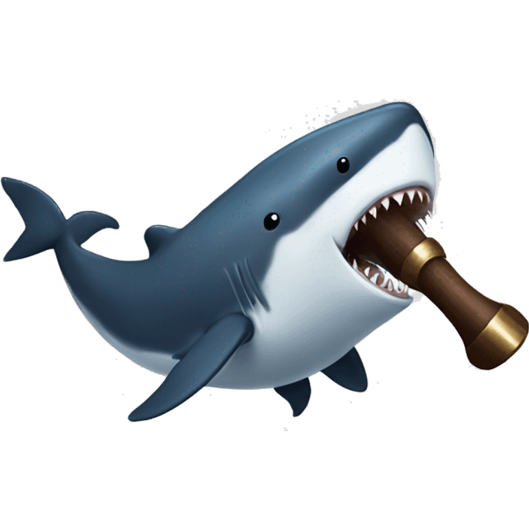 whale punching a hammer shark  emoji