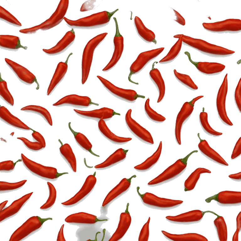 One chilli with fire emoji