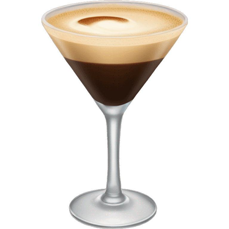 Espresso martini with no toppings emoji