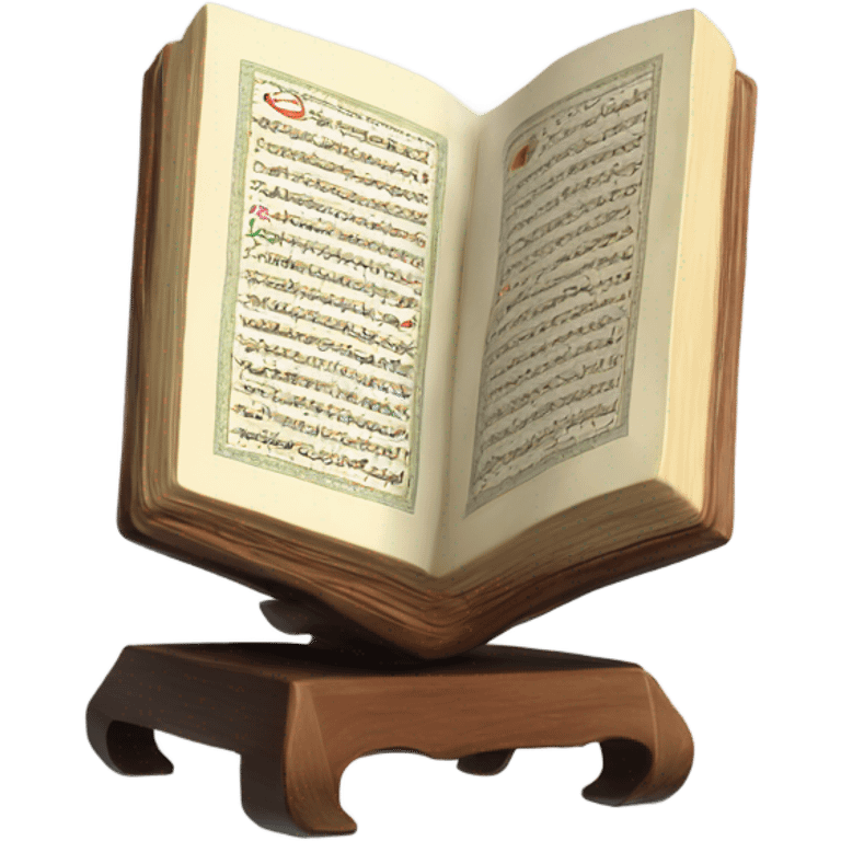 Quran on the stand emoji