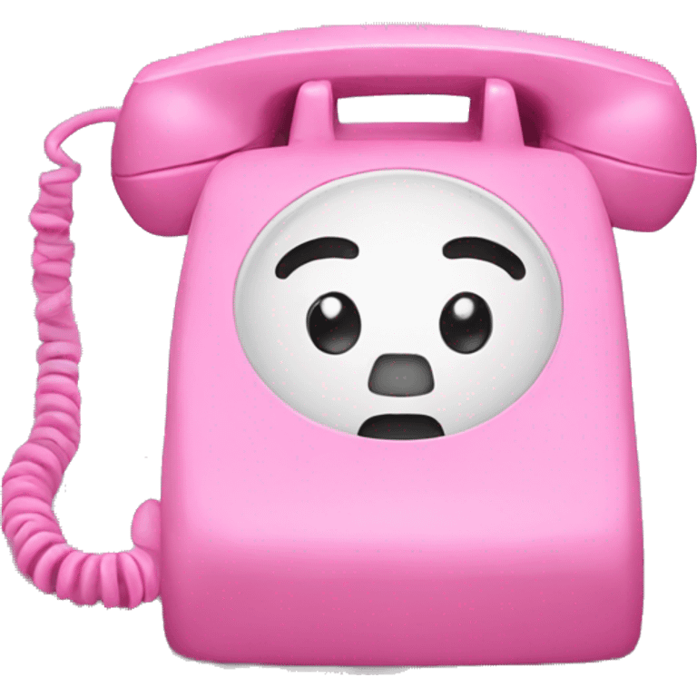 pink phone  emoji