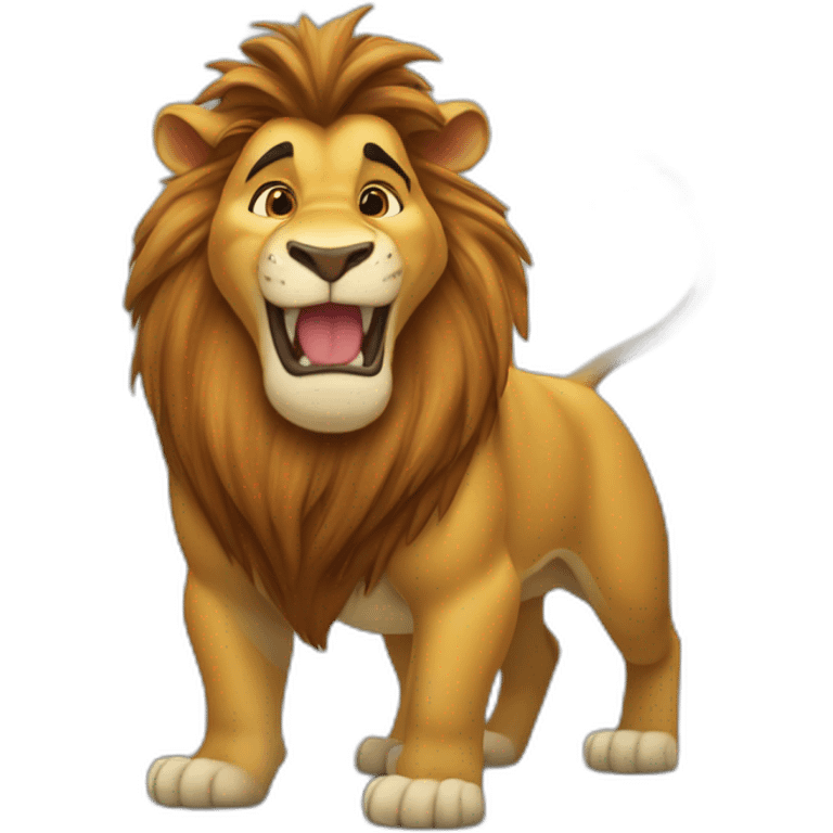 Simon pumba lion king emoji