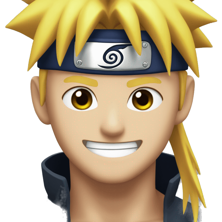 Naruto winking emoji