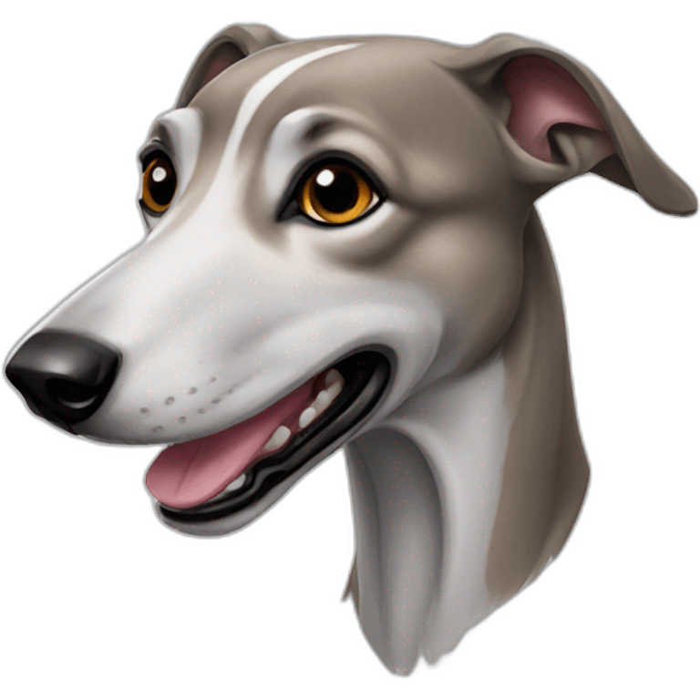 Greyhound-dog emoji