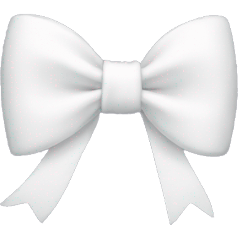 white bow emoji