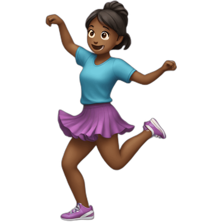 Girl dancing emoji