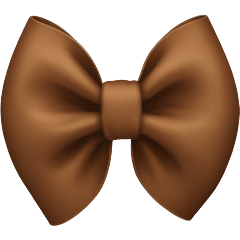 Brown bow emoji