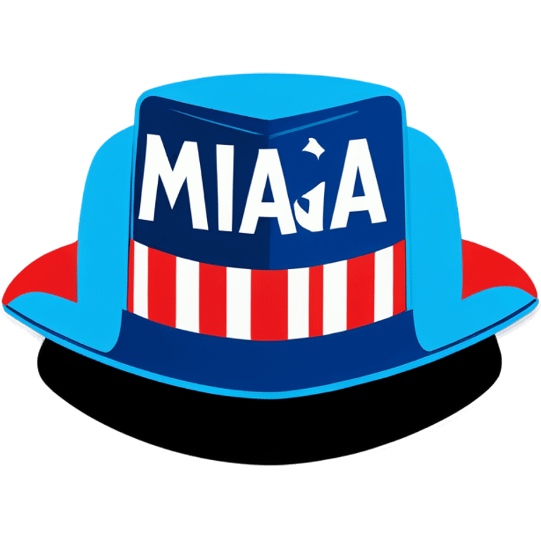 MAGA hat but with mega emoji