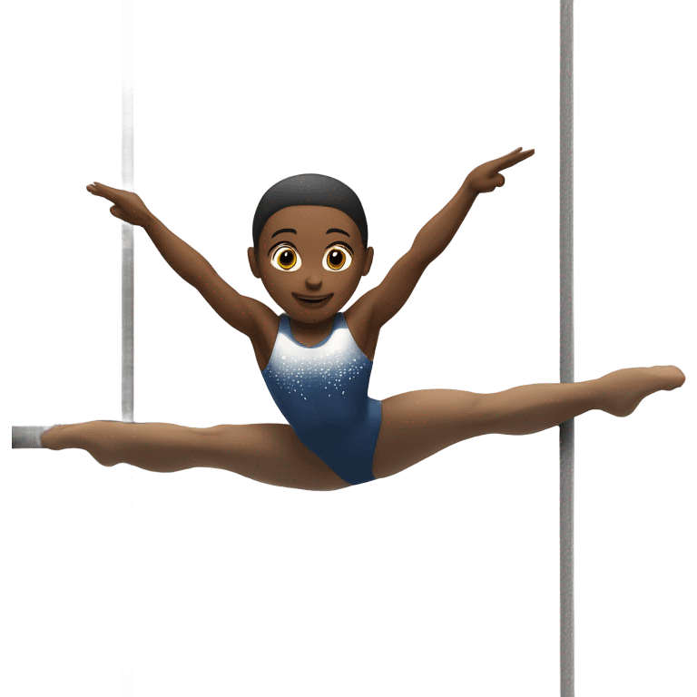 Gymnast on bar emoji