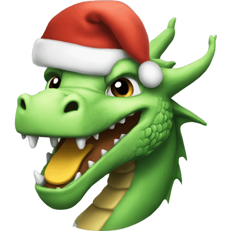 dragon xmas emoji