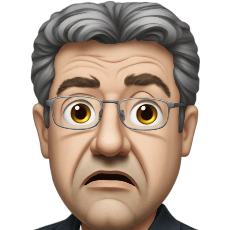 Jean-Luc Mélenchon angry emoji