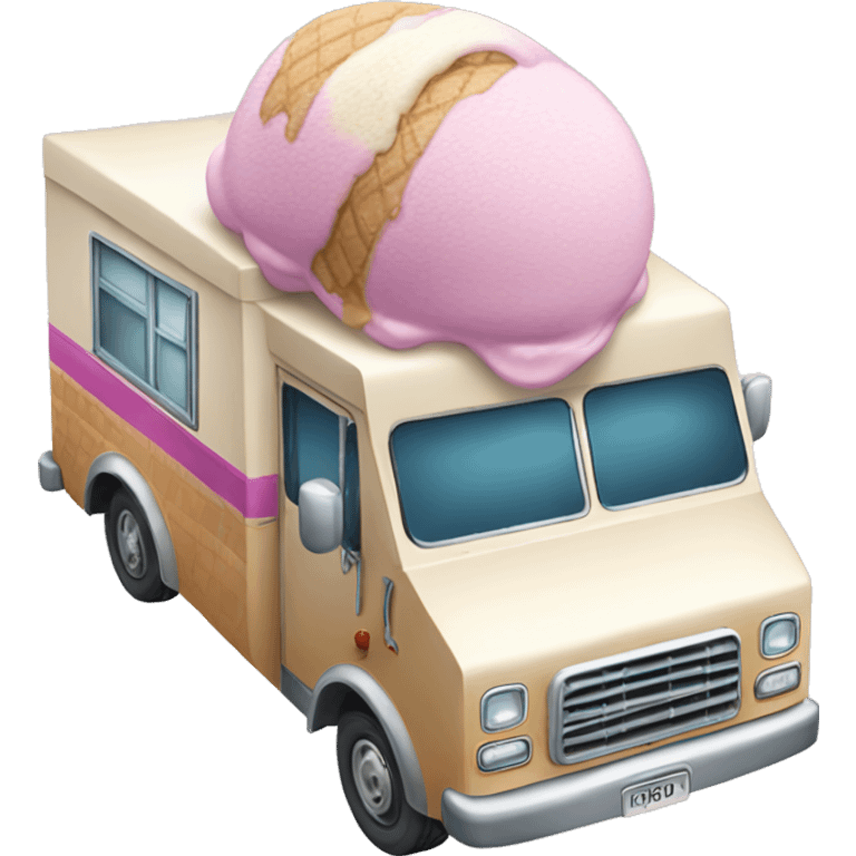 ice cream truck emoji