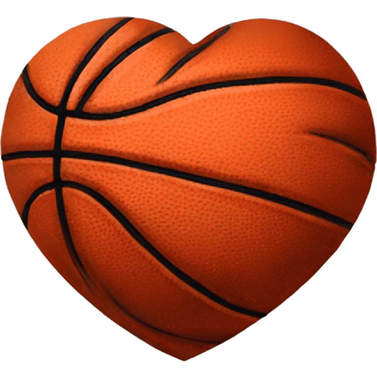 Basketball heart emoji