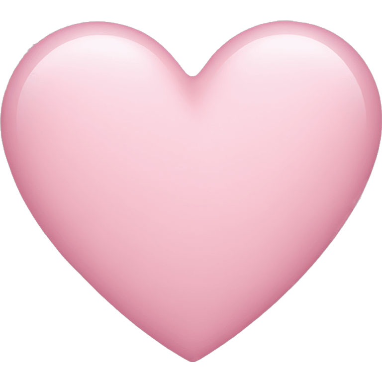 light pink heart  emoji