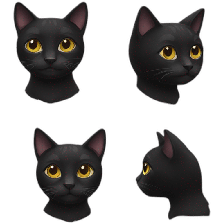 black cat emoji | AI Emoji Generator