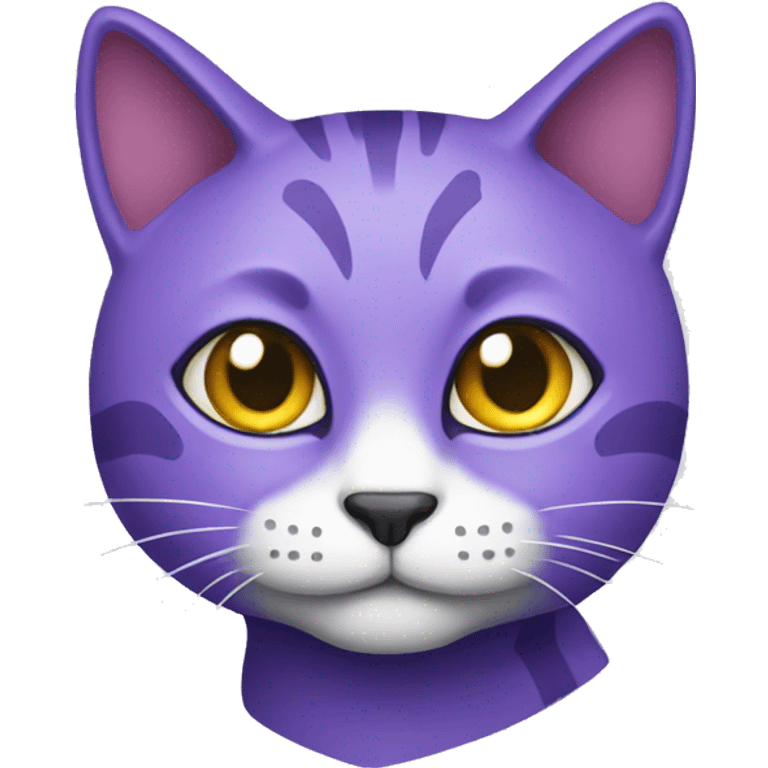 purple cat emoji