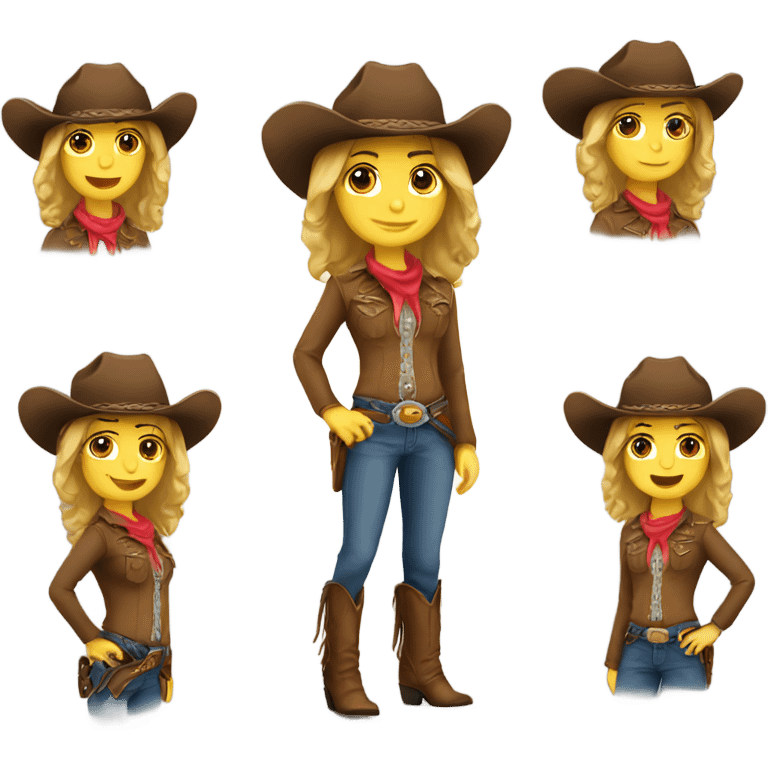 Cowgirl emoji