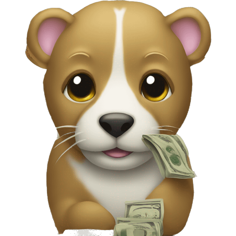 animal with cash emoji