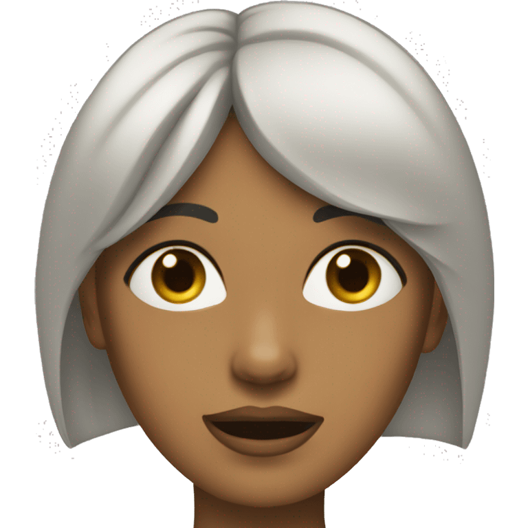 Femme qui louche emoji