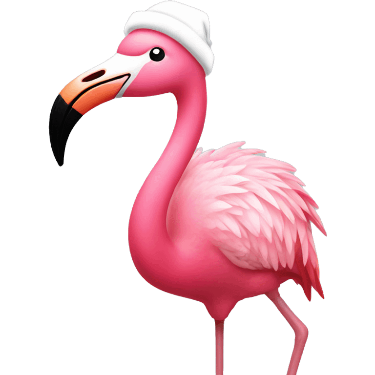 Christmas flamingo  emoji