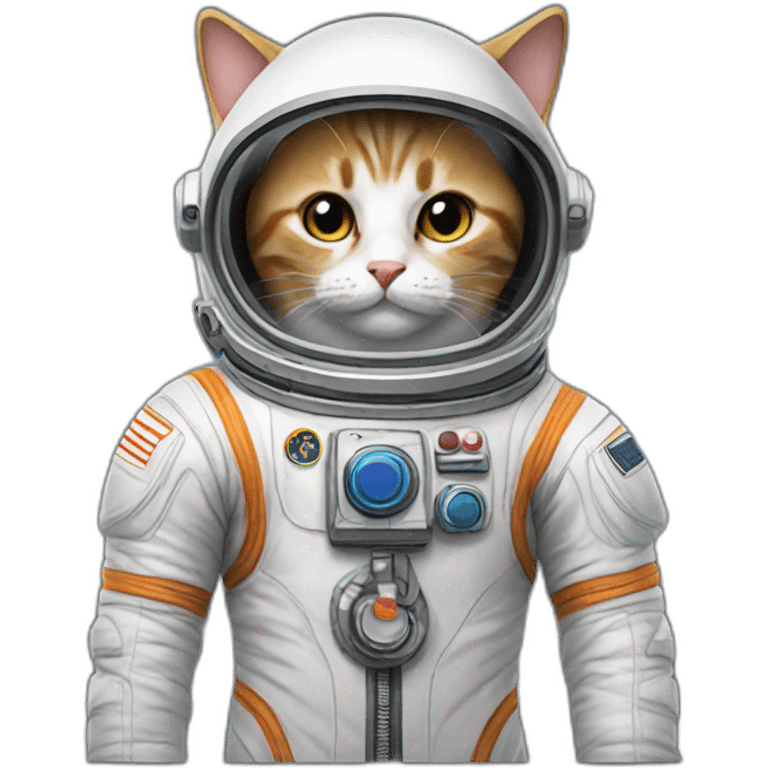 Cat in spacesuit emoji