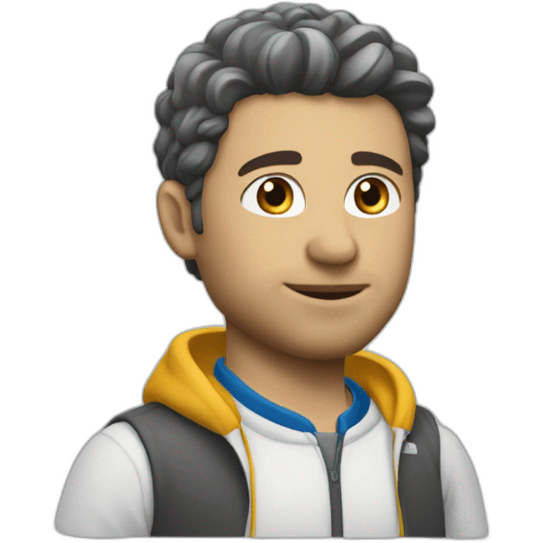 Classic sport clothes for white men emoji