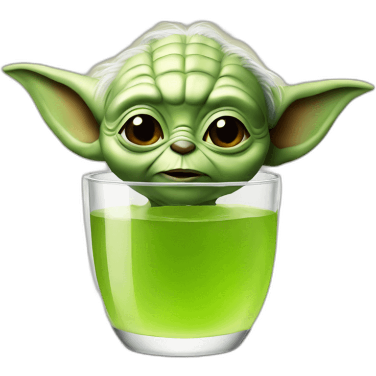 Yoda drink juice emoji