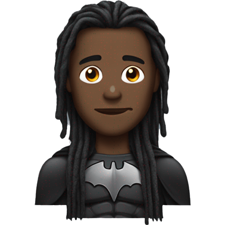 batman with long locs  emoji