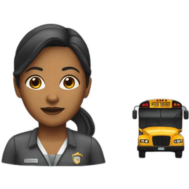 female bus driver emoji