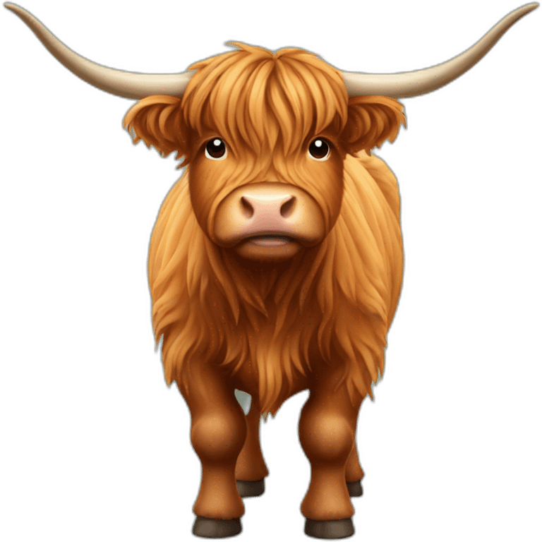 highland cow emoji