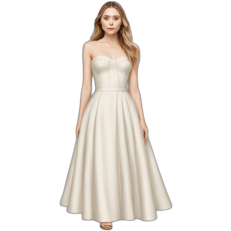 Elizabeth Olsen dress emoji